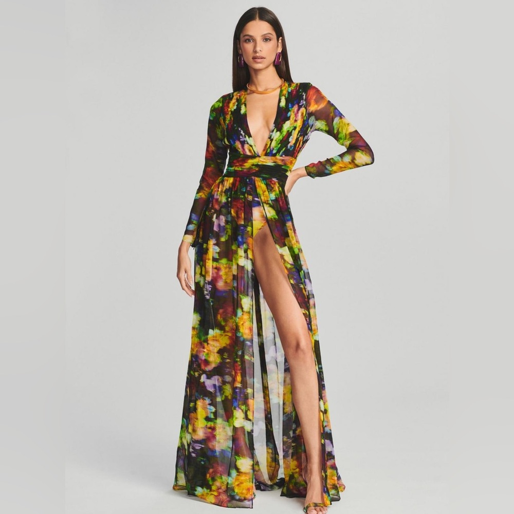 Retrofete Angela silk dress size XS